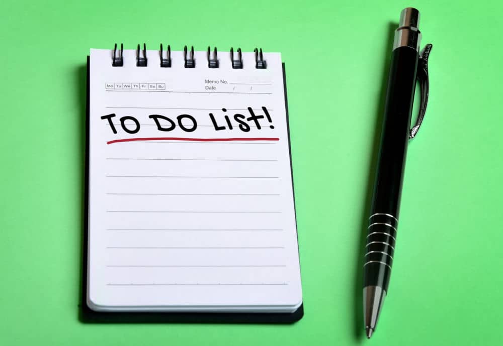 make a to do list to help manage your time better
